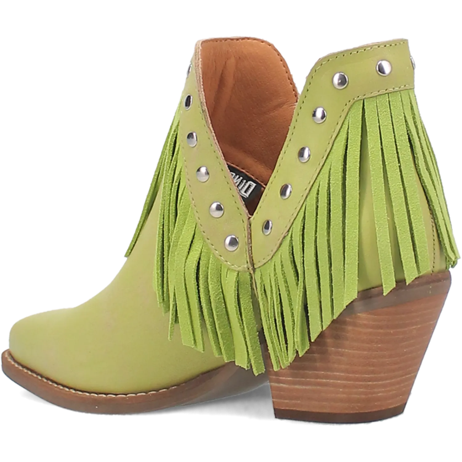 Fine N' Dandy Lime Leather Bootie (DS)