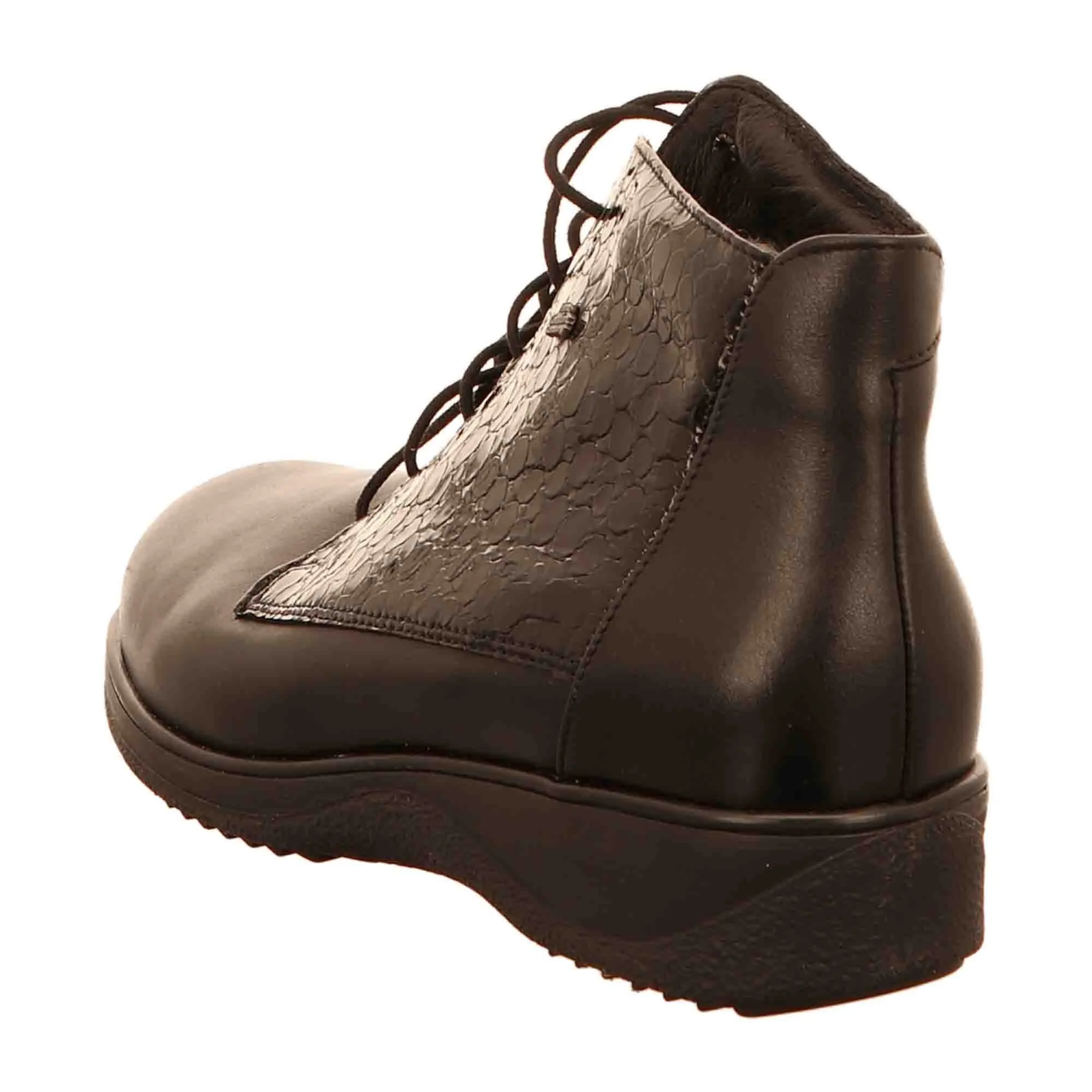 Finn Comfort FinnFlachau Women's Comfortable Black Leather Boots