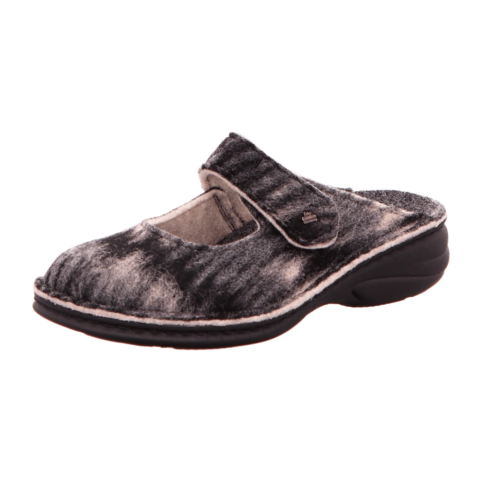 Finn Comfort Women's Gray Slippers - Stylish & Comfortable House Shoes