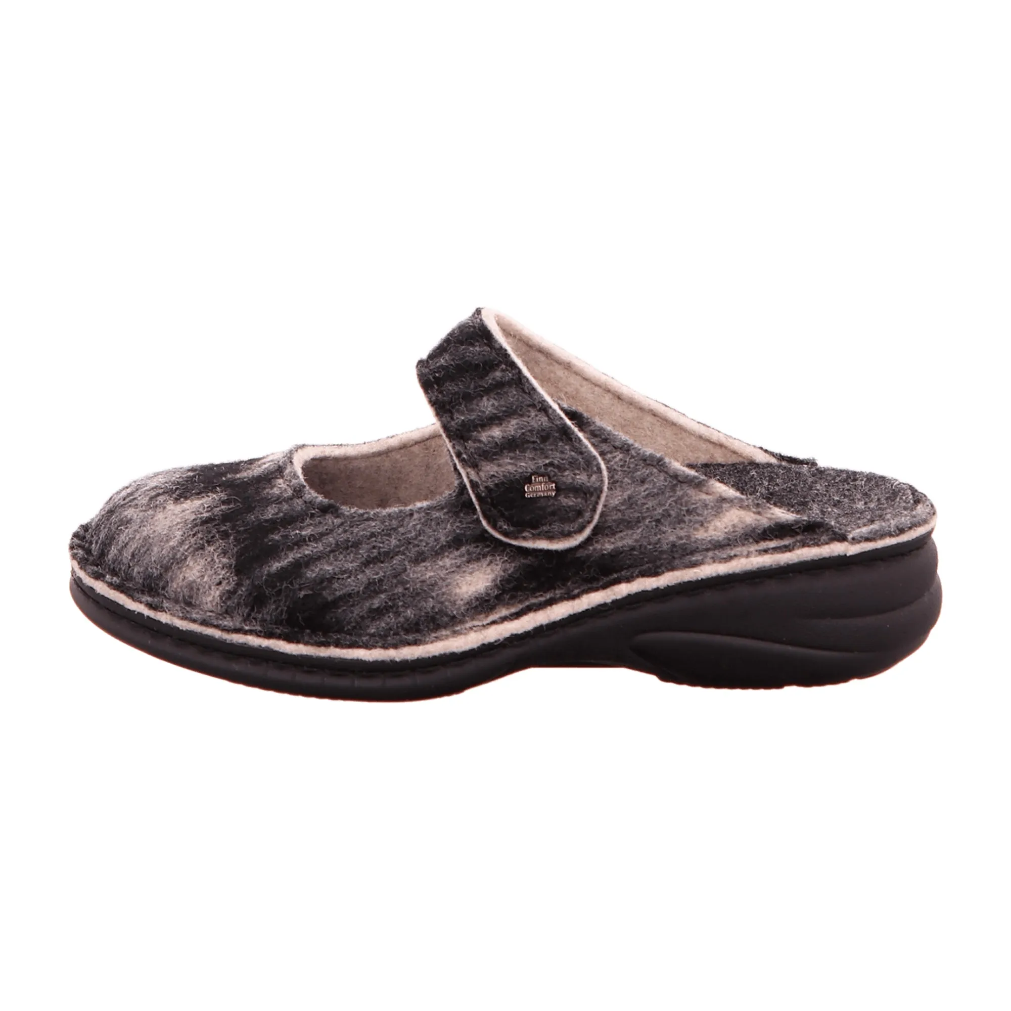 Finn Comfort Women's Gray Slippers - Stylish & Comfortable House Shoes