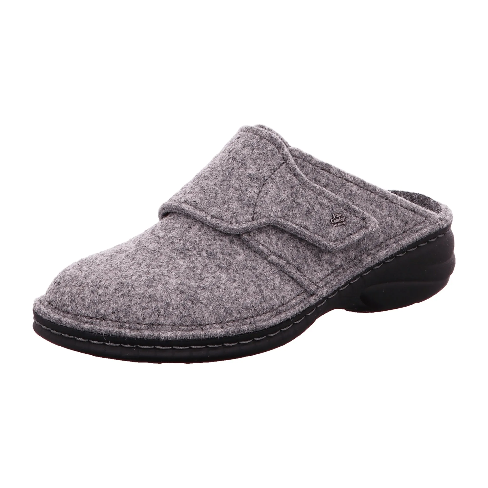 Finn Comfort Women's Slippers - Stylish & Comfortable Grey House Shoes