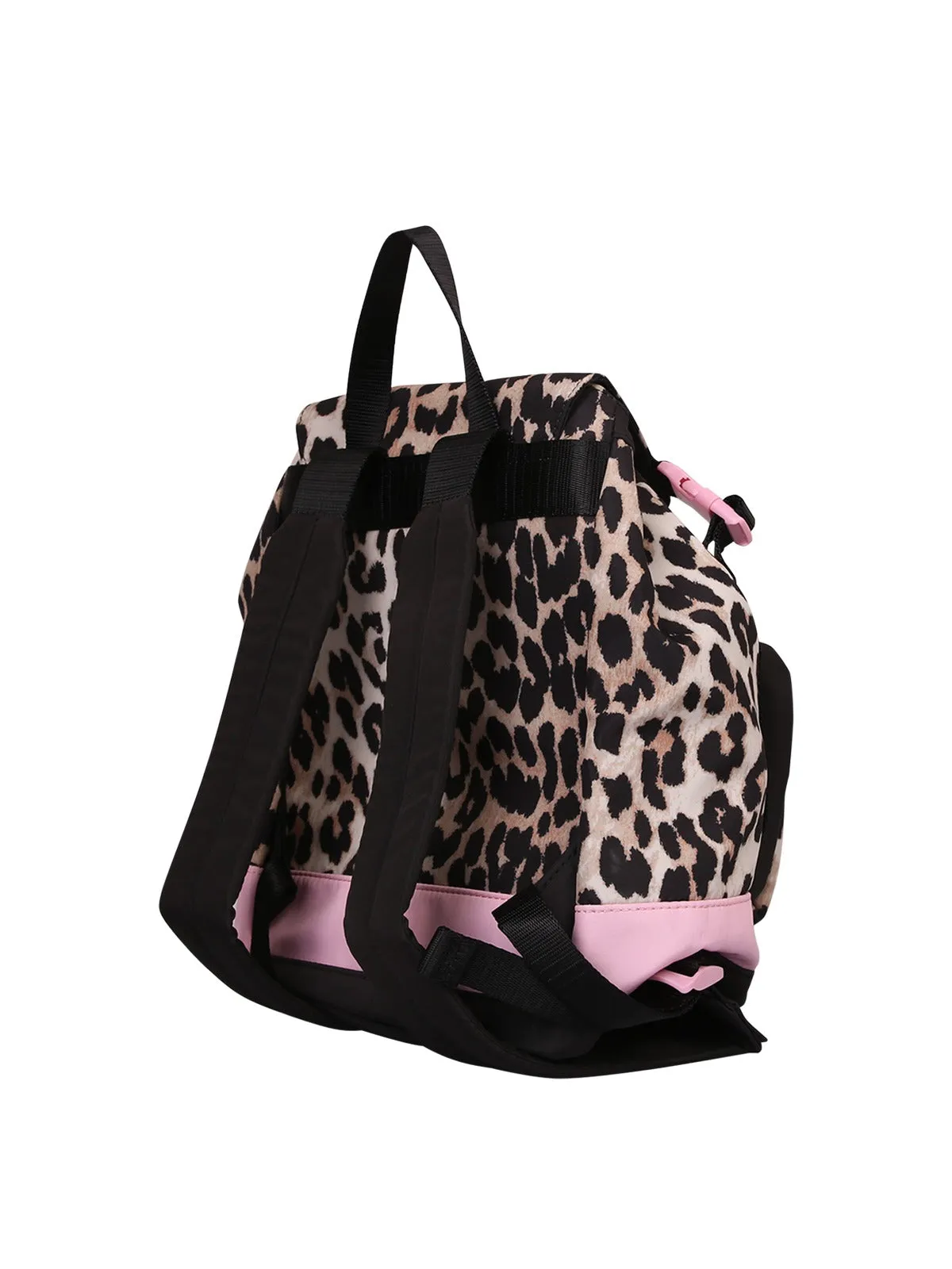 Ganni Leopard Printed Backpack