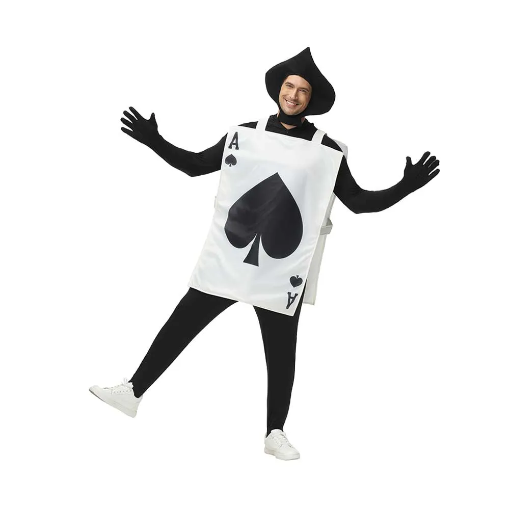 Halloween cosplay Poker Cosplay Costume Outfits Halloween Carnival Disguise Suit