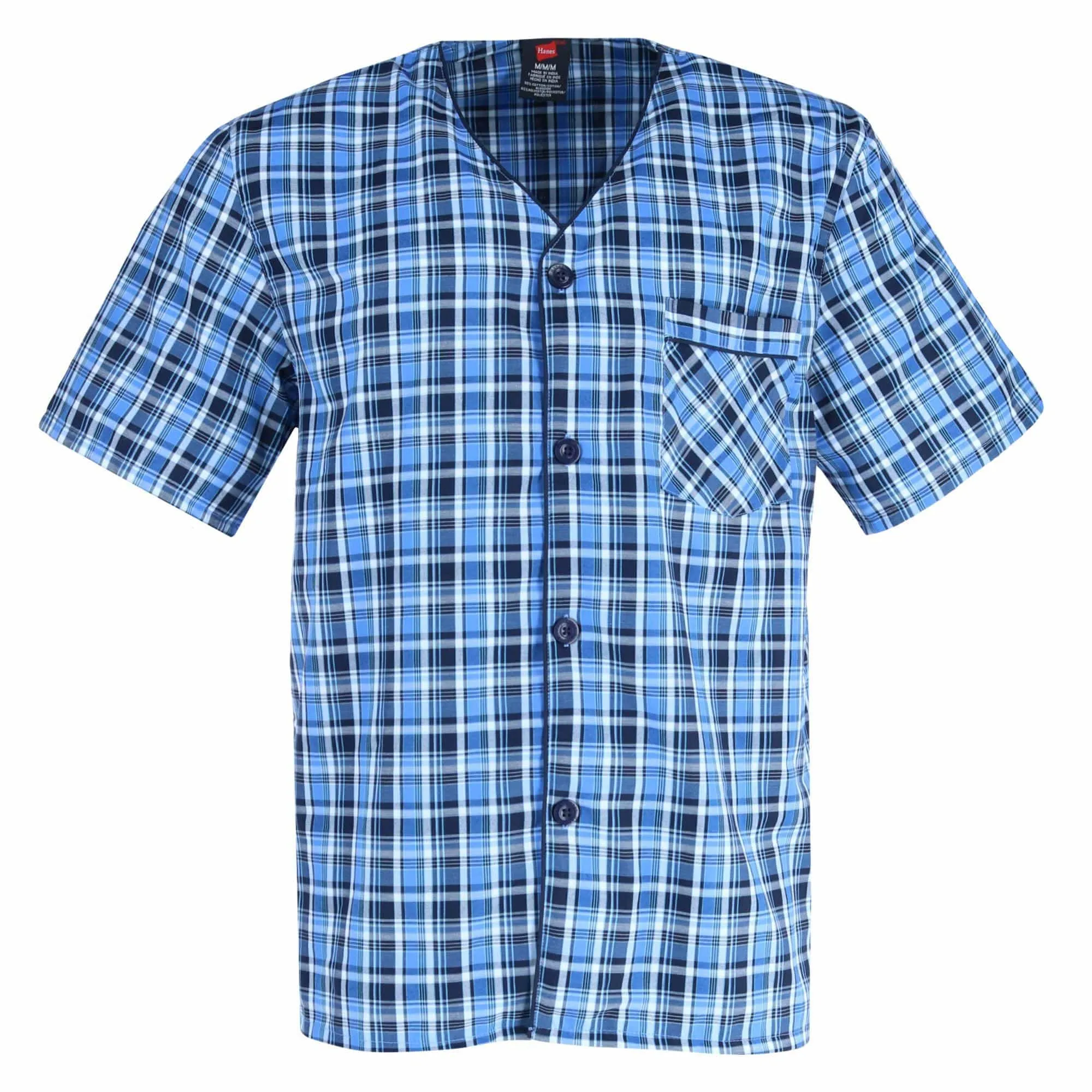 Hanes Men's Short Sleeve Short Leg Pajama Set