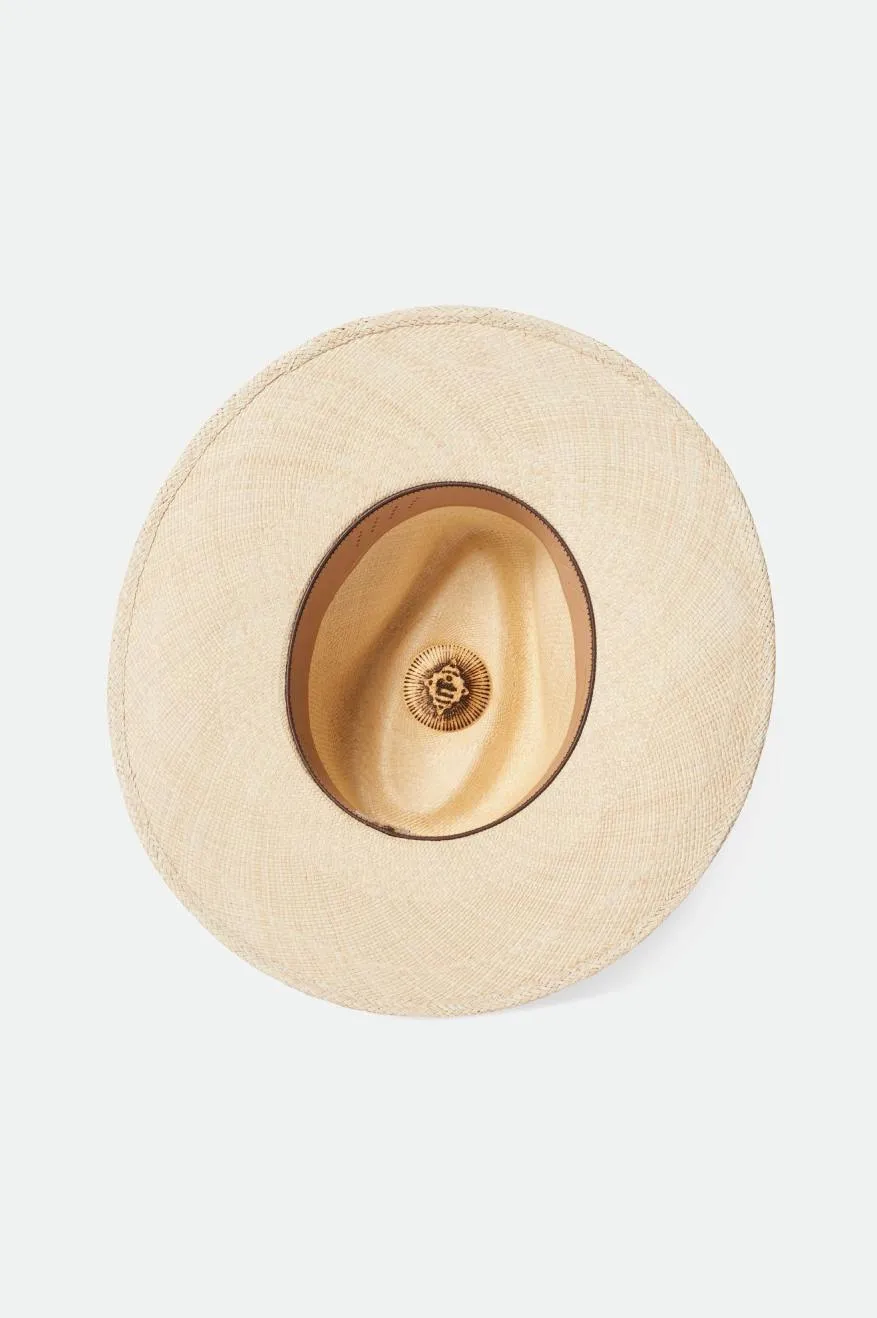 Harper Panama Straw Hat - Catalina Sand