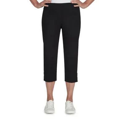 Hearts Of Palm Mid Rise Petite Capris