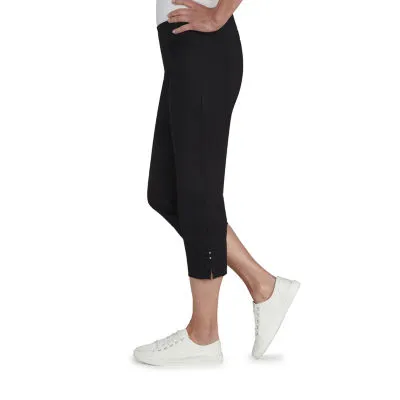 Hearts Of Palm Mid Rise Petite Capris