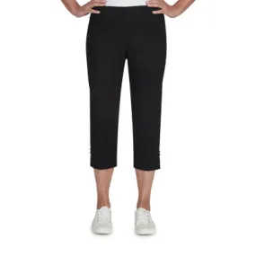 Hearts Of Palm Mid Rise Petite Capris