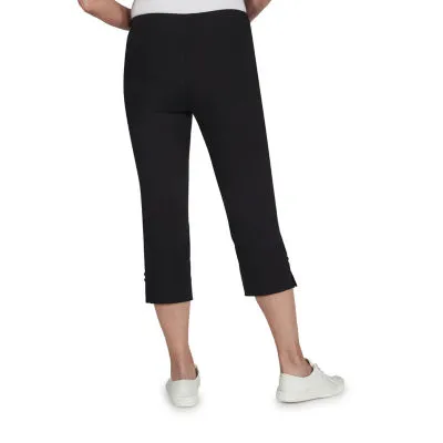 Hearts Of Palm Mid Rise Petite Capris