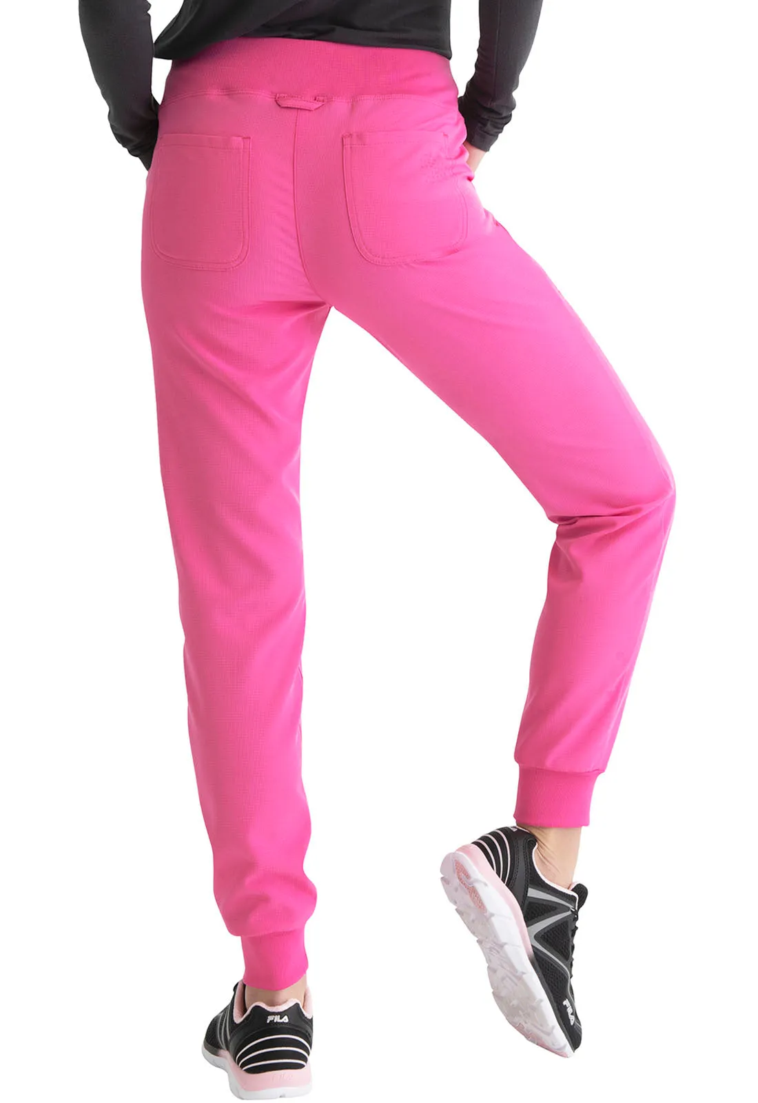 HeartSoul The Jogger Low Rise Tapered Leg Pants Pink Party