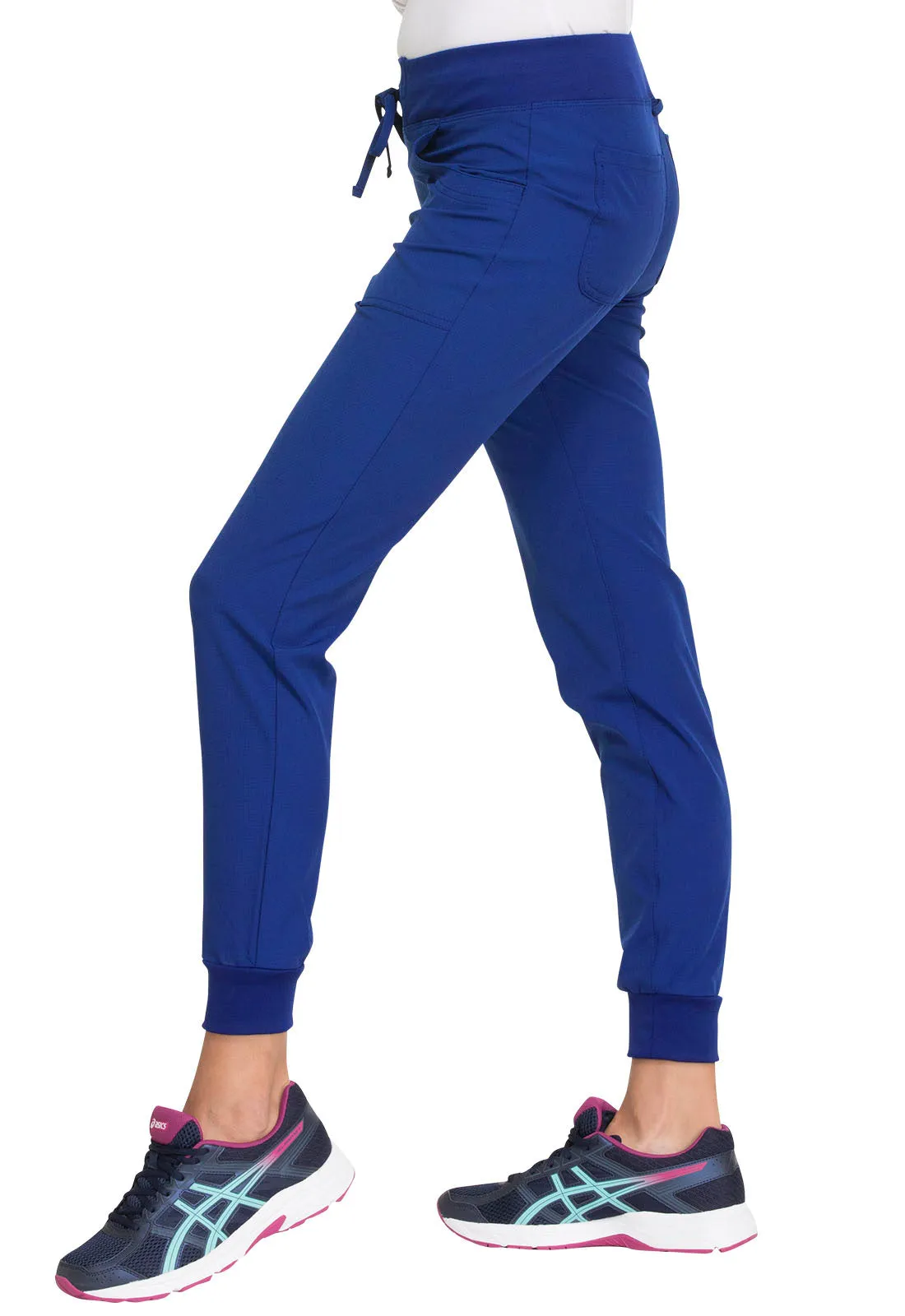 HeartSoul The Jogger Low Rise Tapered Leg Pants Royal Blue