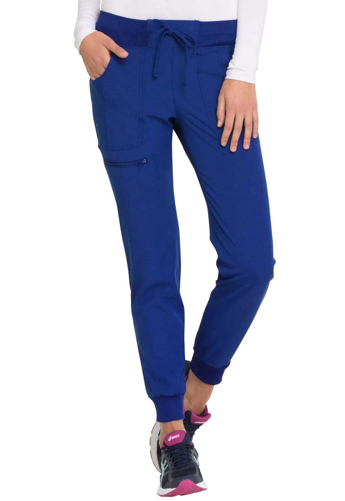 HeartSoul The Jogger Low Rise Tapered Leg Pants Royal Blue