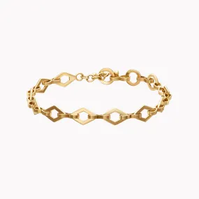 Heavy Diamond Chain Link Bracelet