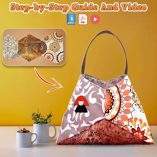 Honey Tote Bag PDF Download Pattern (3 sizes included)