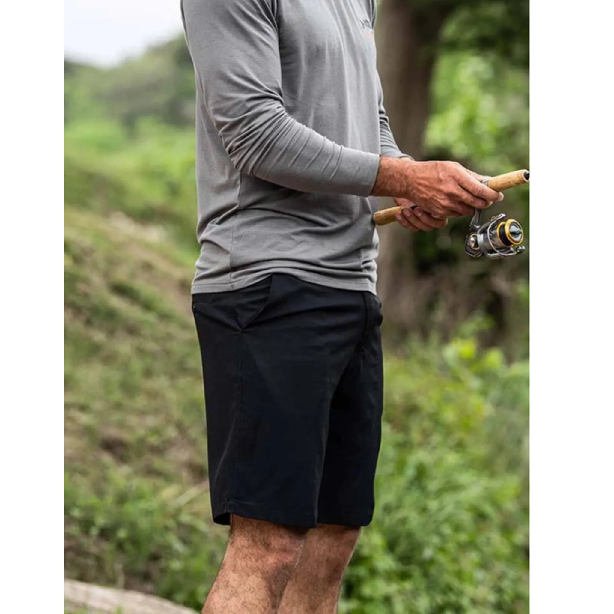 Hooey Men's Black Hybrid Shorts