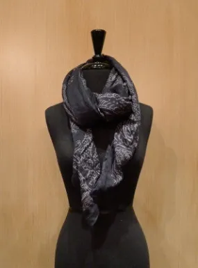 HTC Hollywood Trading Company Cachemire Skull Bandana Scarf