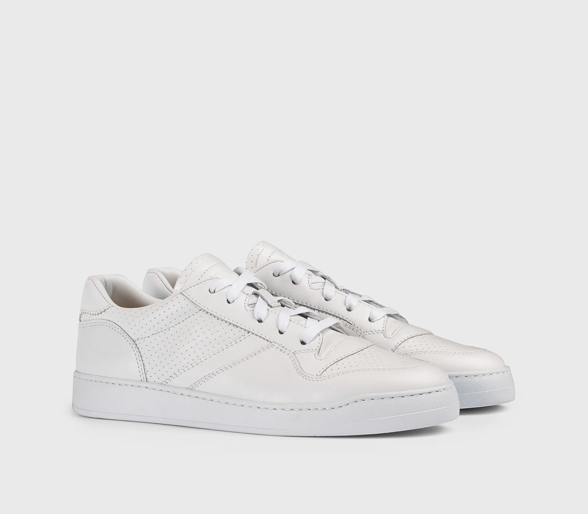 Hugh PARIS – Sneakers in white leather