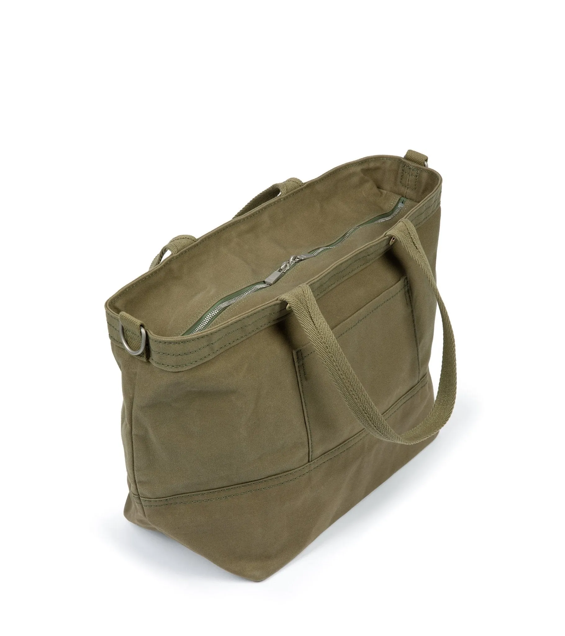 Ichizawa Hanpu for Trunk Zip Tote Bag: Olive