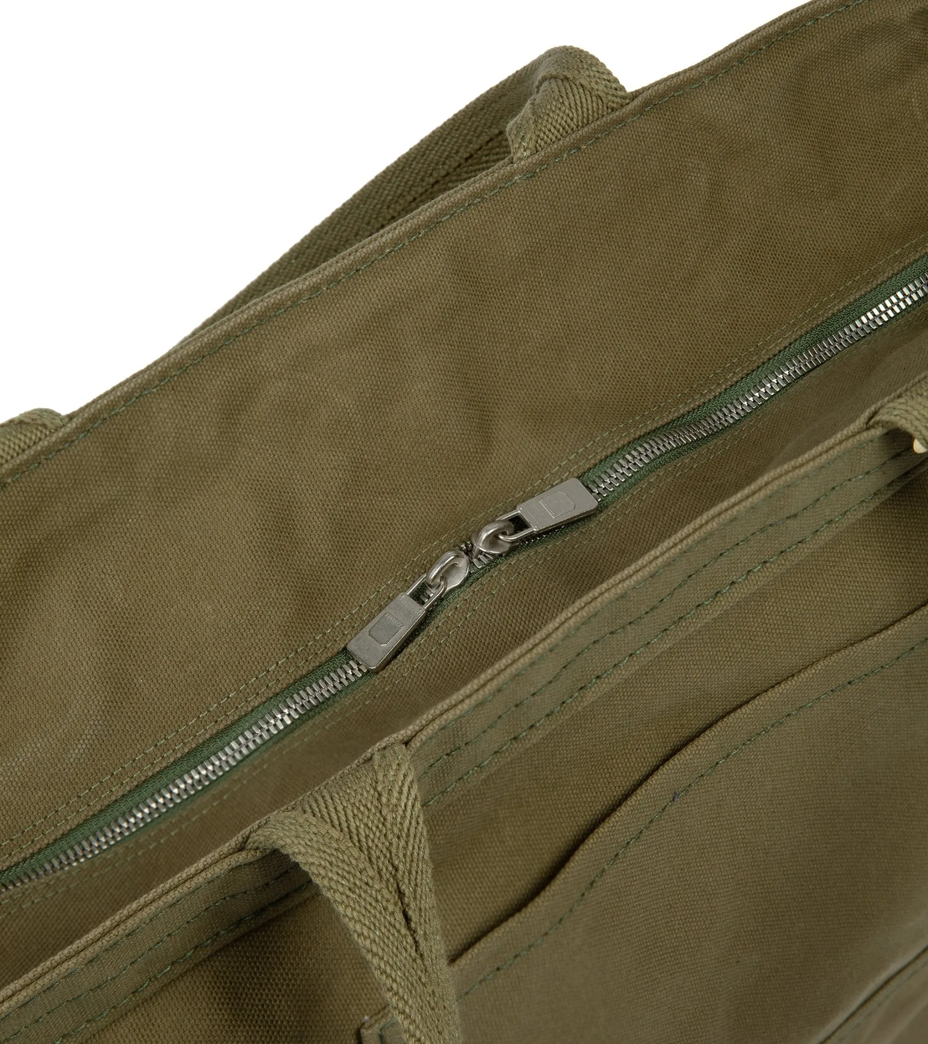 Ichizawa Hanpu for Trunk Zip Tote Bag: Olive