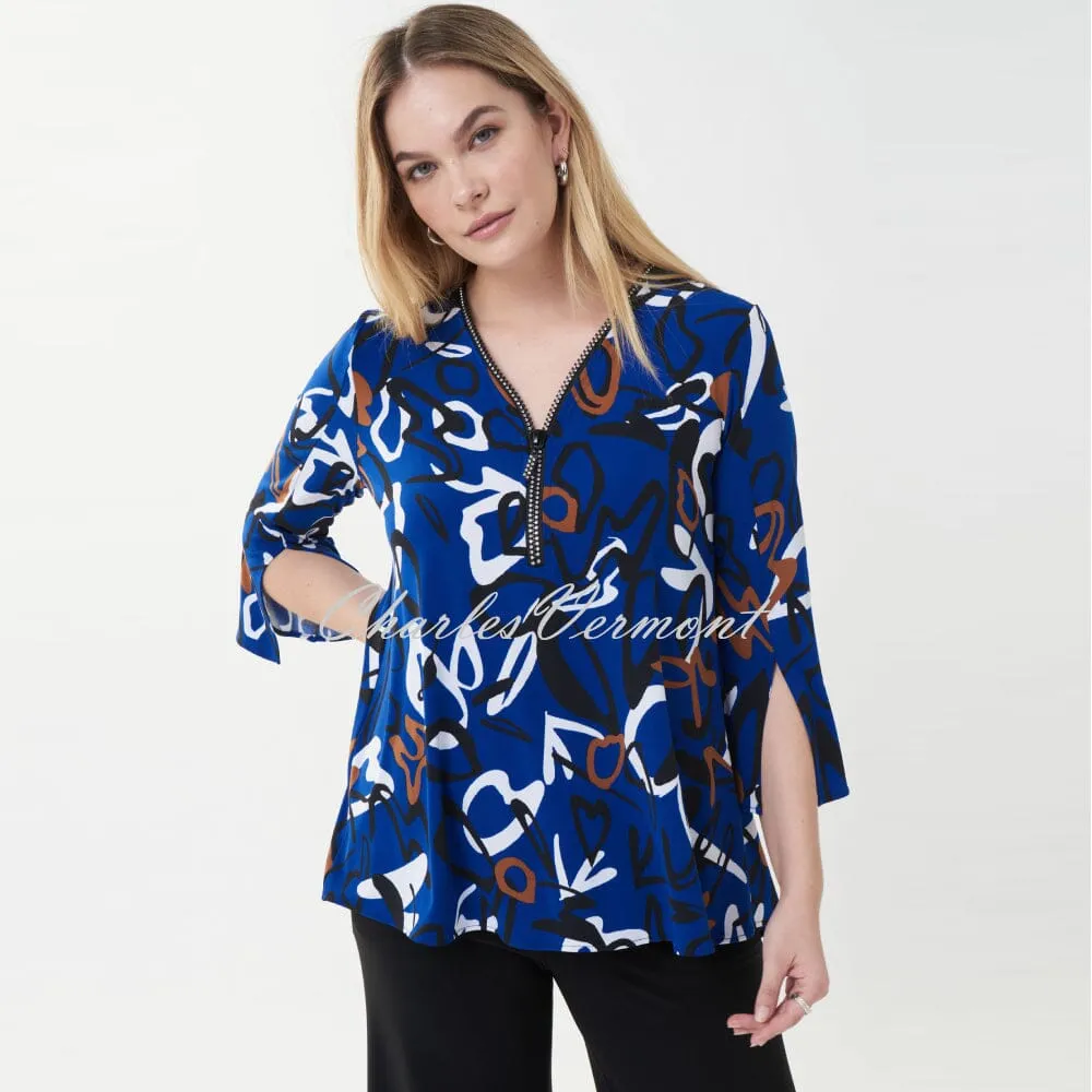 Joseph Ribkoff Abstract Print Tunic – Style 223245