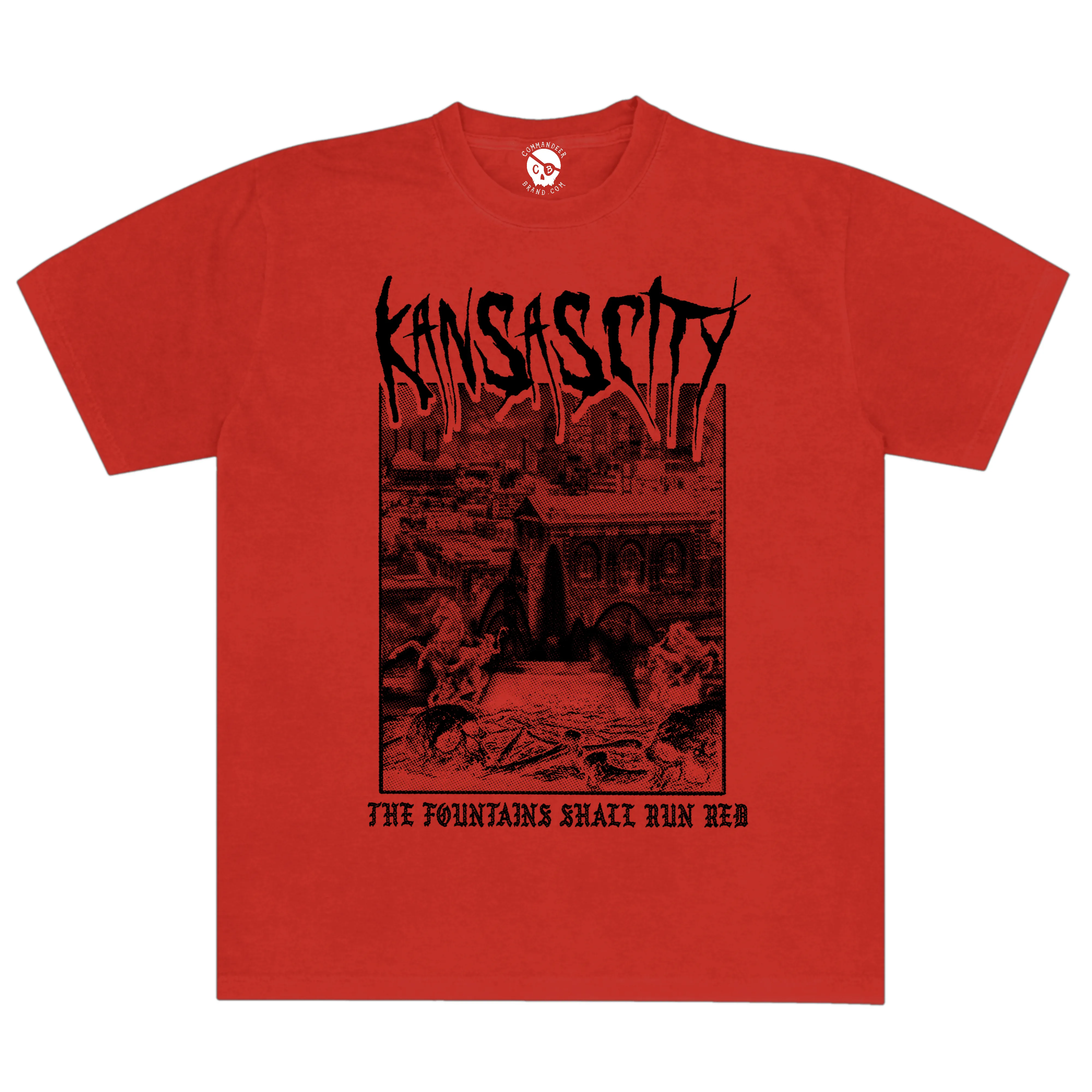 KC Metal Tee - Red