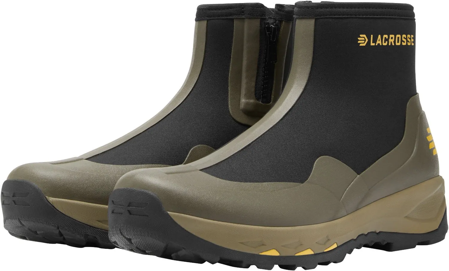 LaCrosse Mens AlphaTerra 6in Stone Rubber Hunting Boots