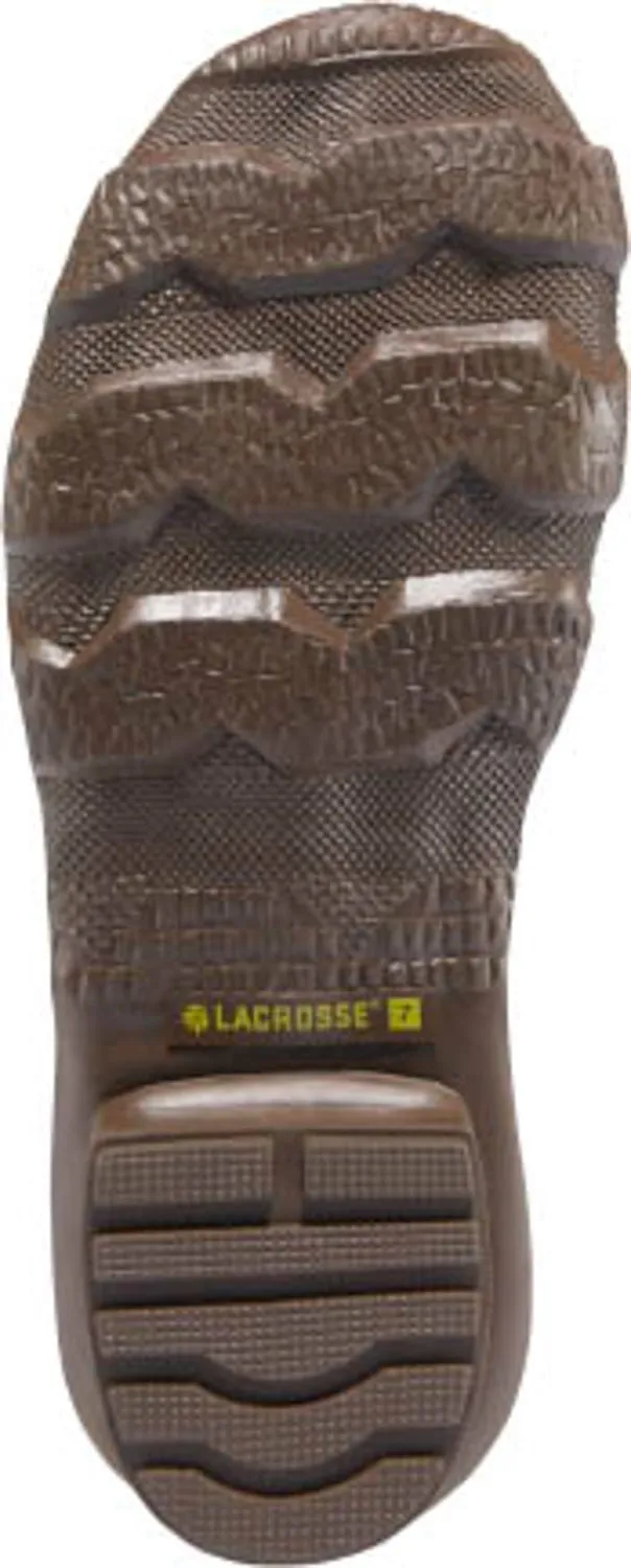 LaCrosse Womens Grange Chelsea 5in Classic Brown Rubber Work Boots