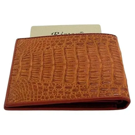 Light Brown Crocodile Mens Wallet