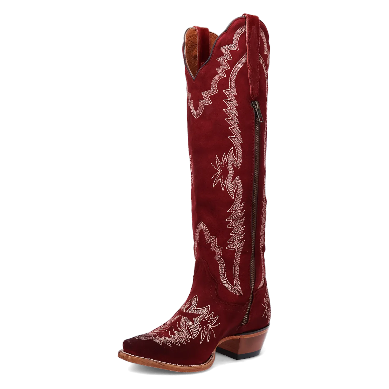 Marlowe Red Suede Leather Boots (DS)