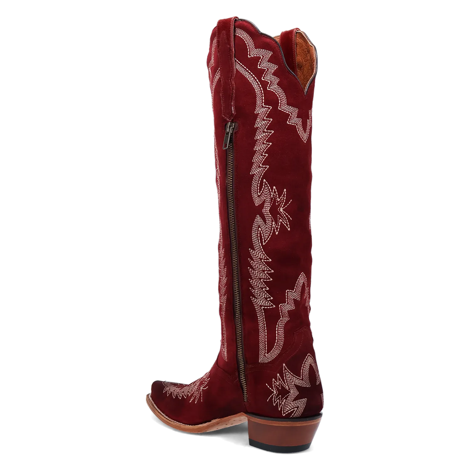 Marlowe Red Suede Leather Boots (DS)