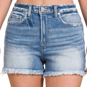 Medium Wash Shorts