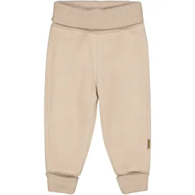 Mikk-Line Warm Taupe Cotton Fleece Pants