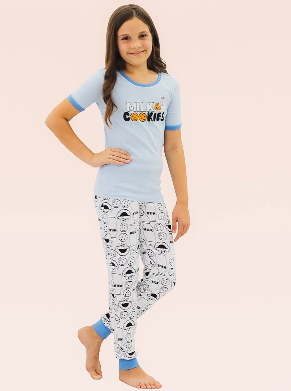 Mommy and Me Sesame Street Cookie Monster Pajama Set