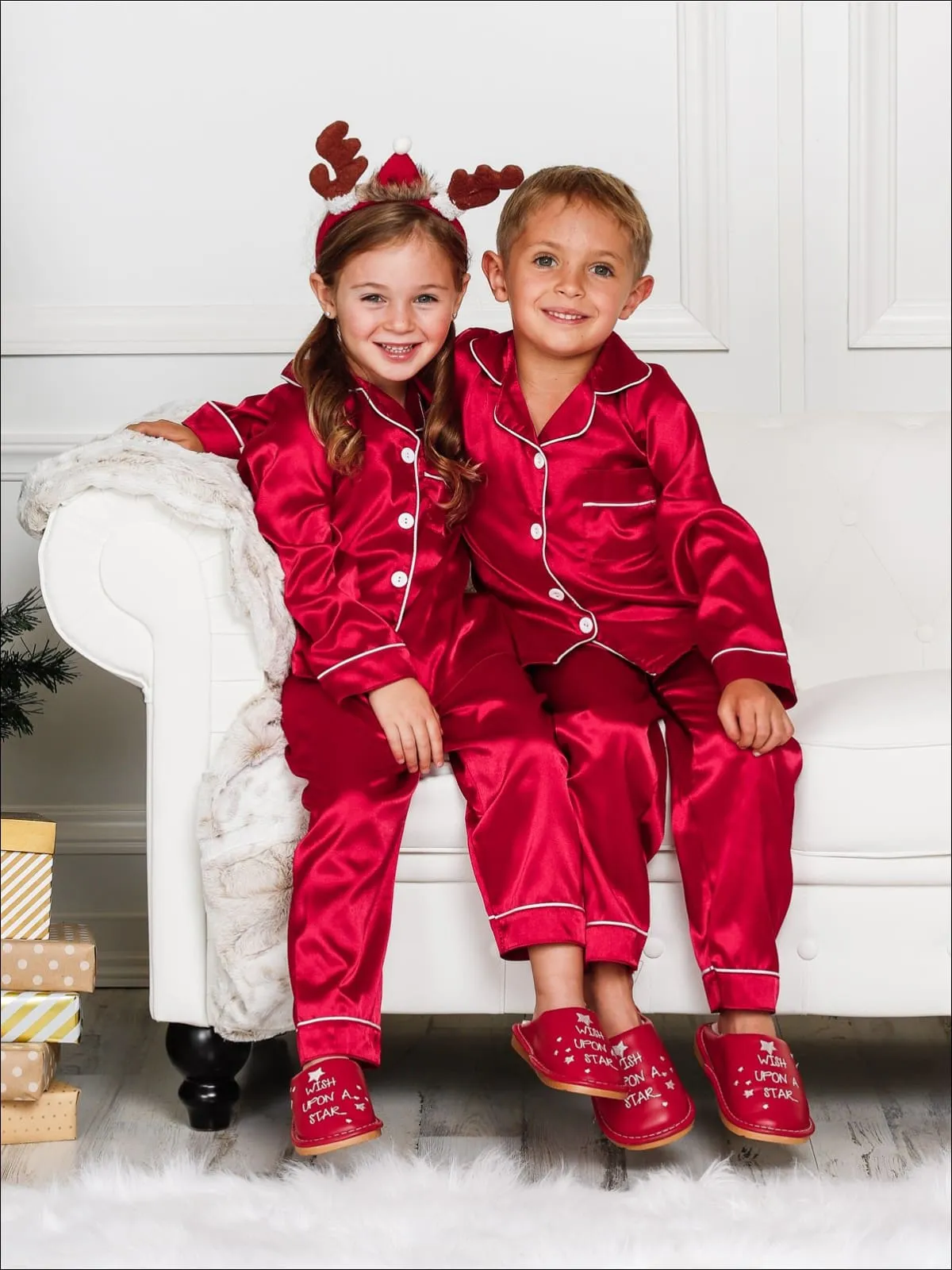 Mommy and Me Silky Satin Pajama Set