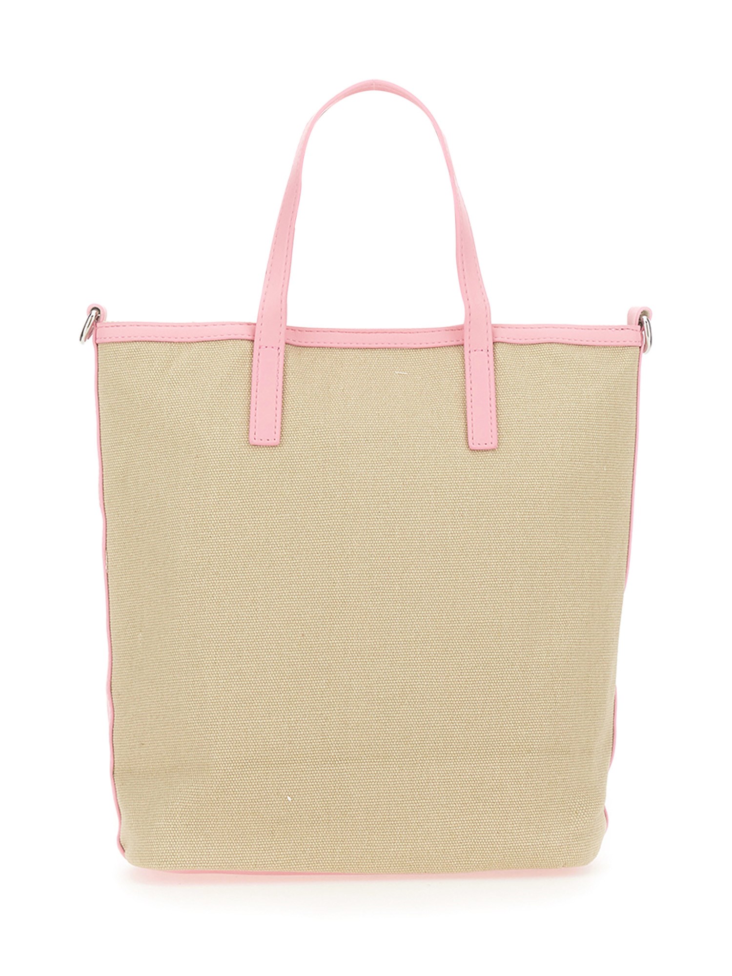 MSGM    CANVAS TOTE BAG WITH LOGO