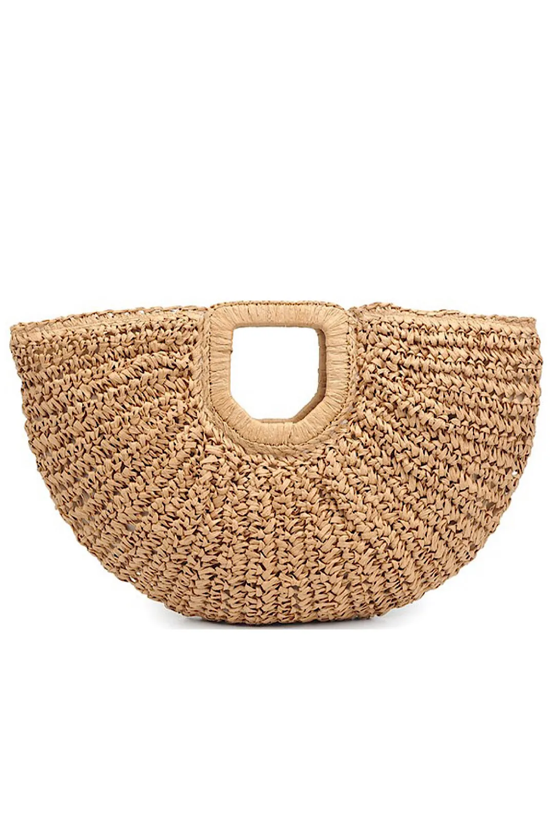 Natural Raffia Handbag