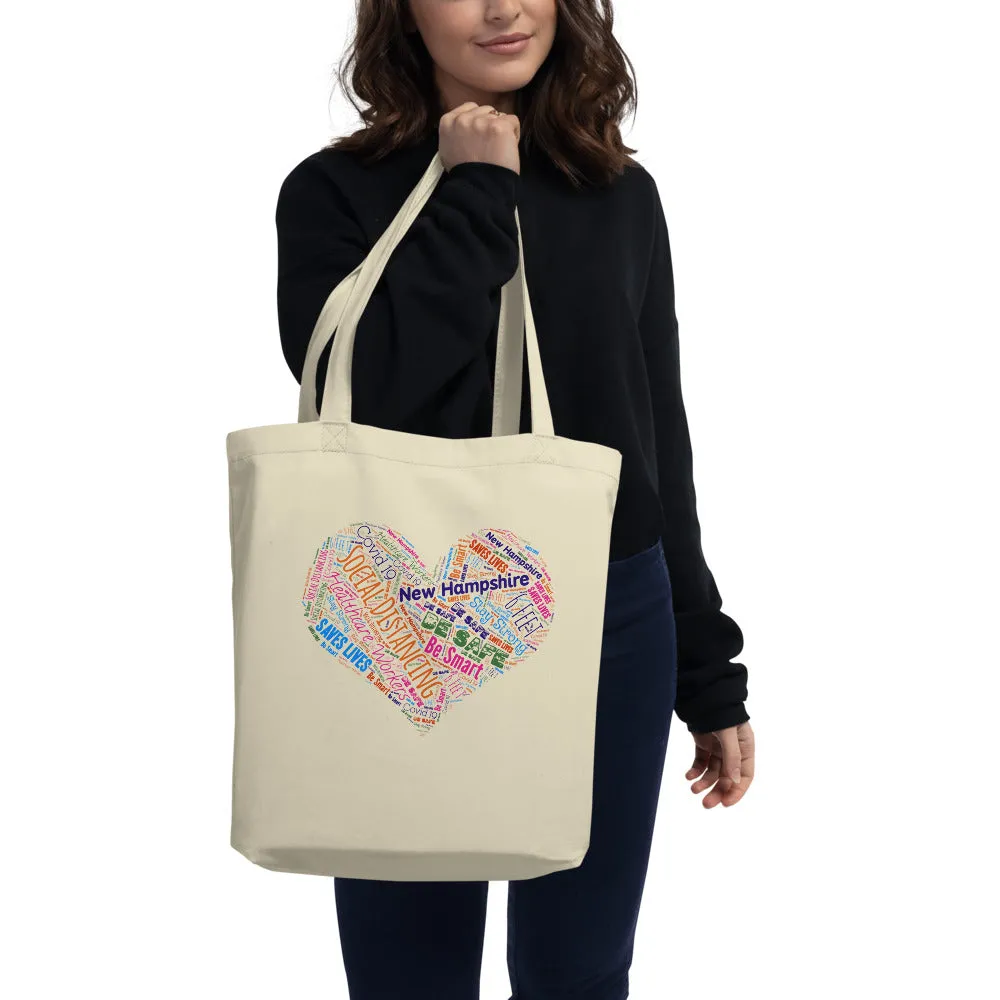 New Hampshire - Social Distancing Tote Bag - Eco Friendly