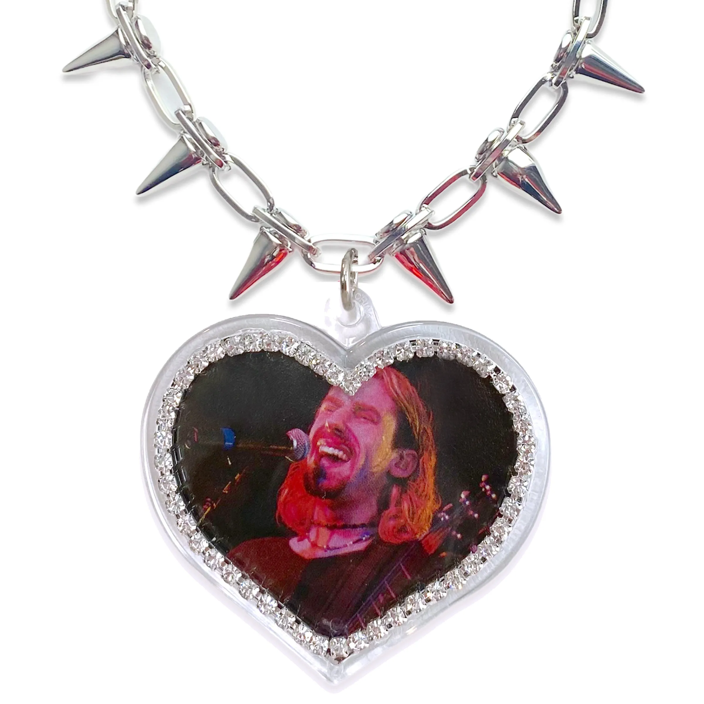 Nickelback Bedazzled Vintage Remix Necklace