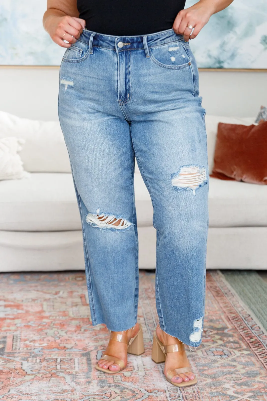 Nora High Rise Rigid Judy Blue Jeans