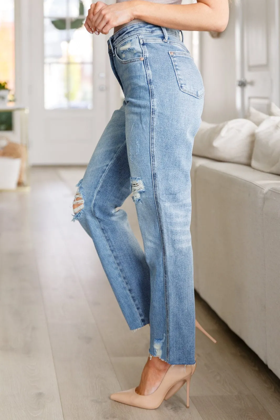 Nora High Rise Rigid Judy Blue Jeans