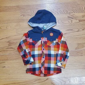 Noruk Rust Mustard Plaid Hoodie