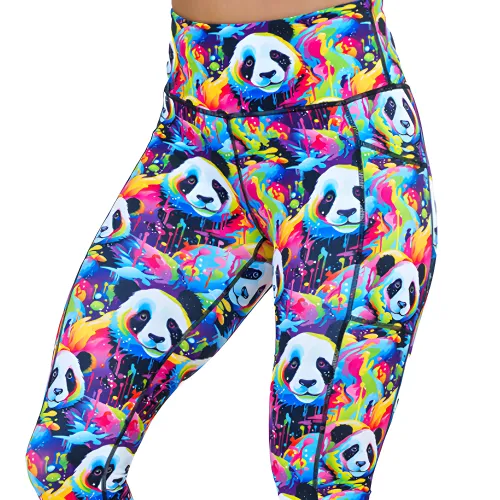 Panda Paint Leggings