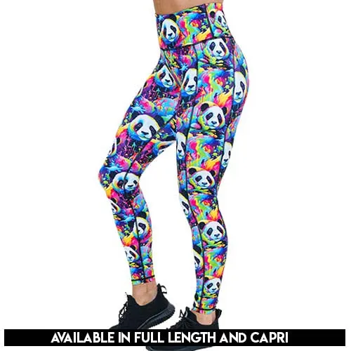 Panda Paint Leggings