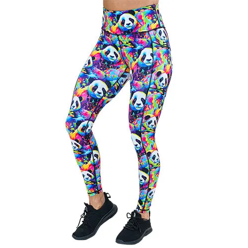 Panda Paint Leggings