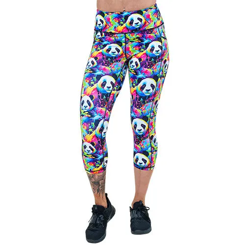 Panda Paint Leggings