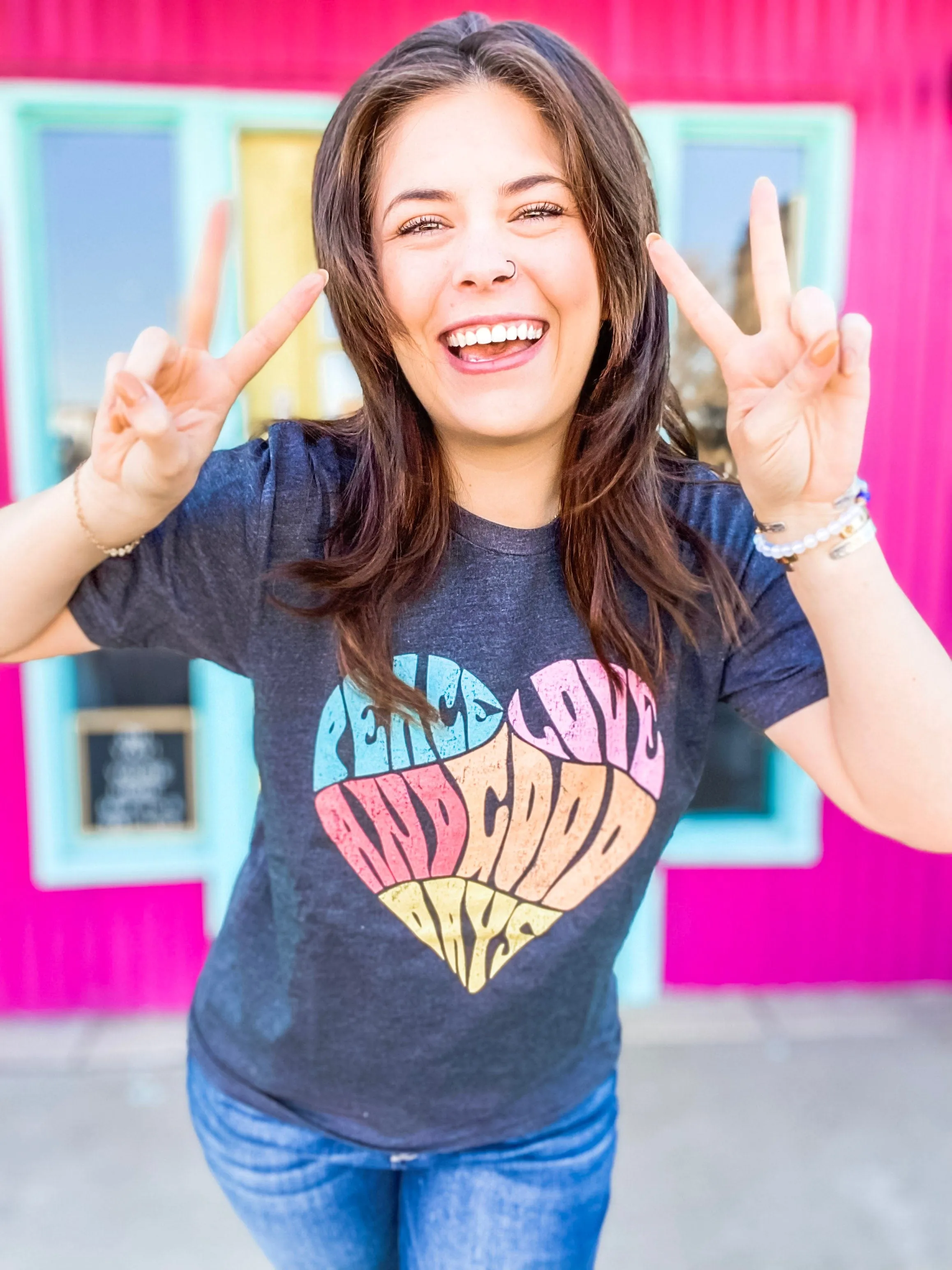 Peace, Love and Good Days Tee