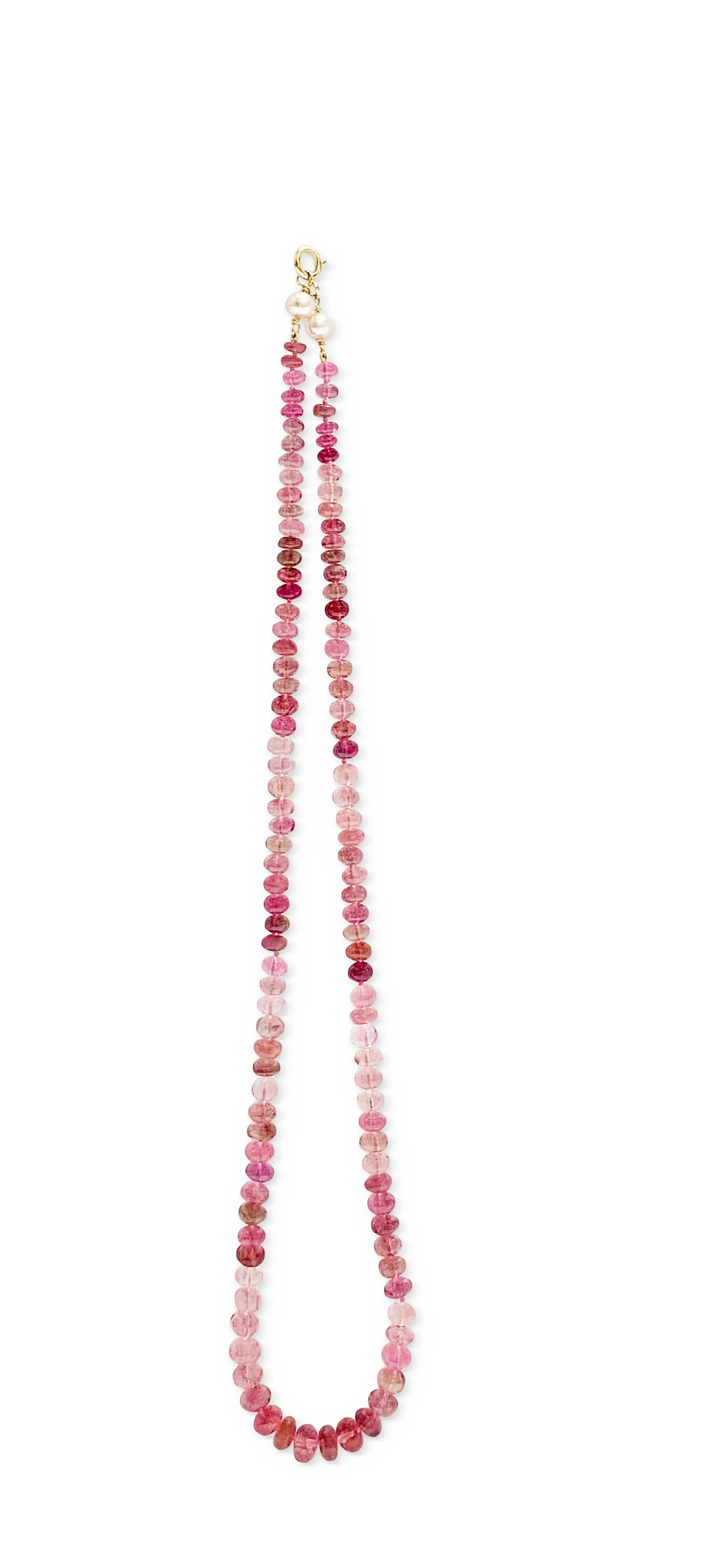 Pink Tourmaline Necklace