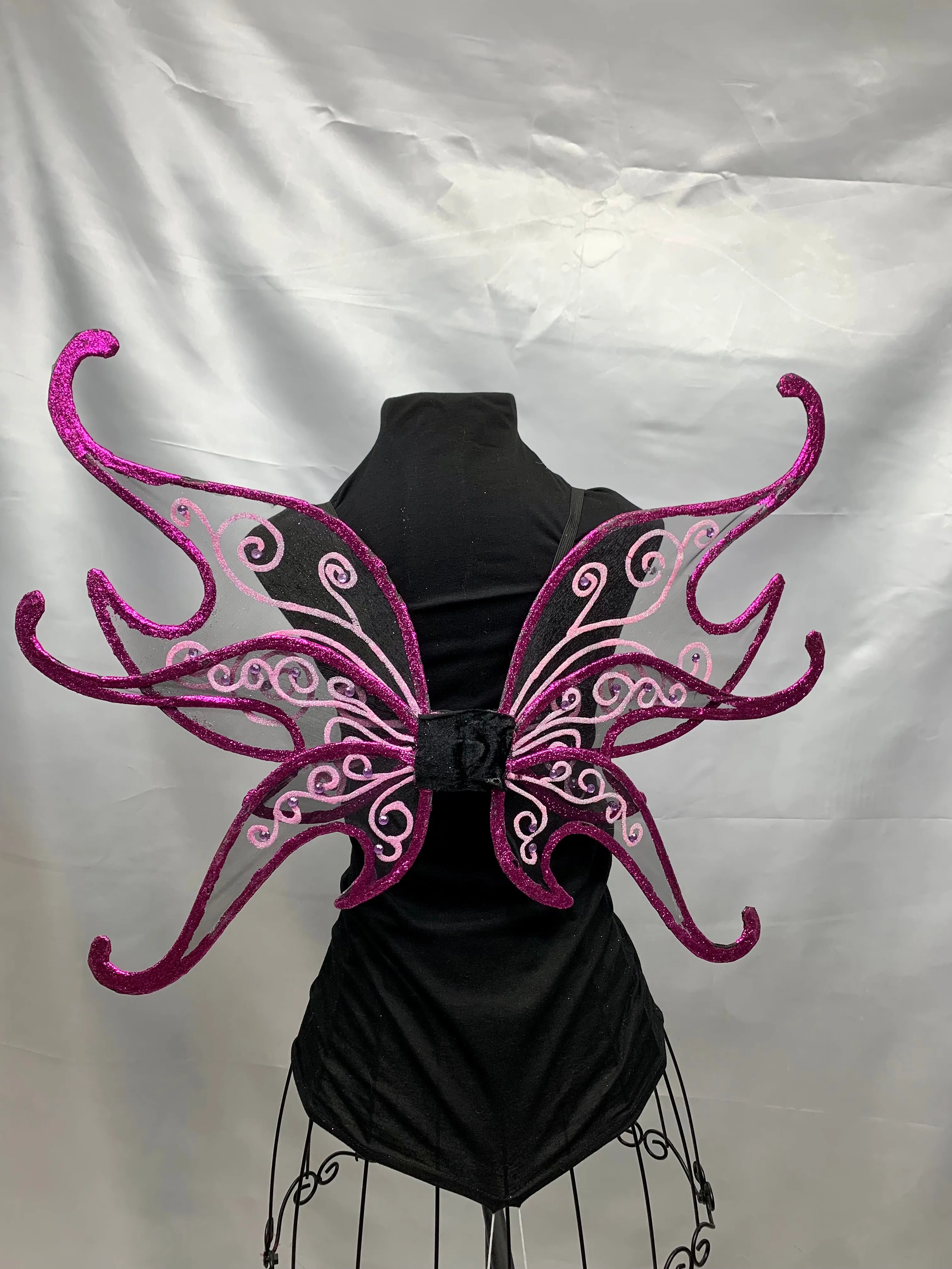 Purple, Pink & Black Fairy Cosplay Wings