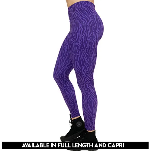 Purple Safari Leggings