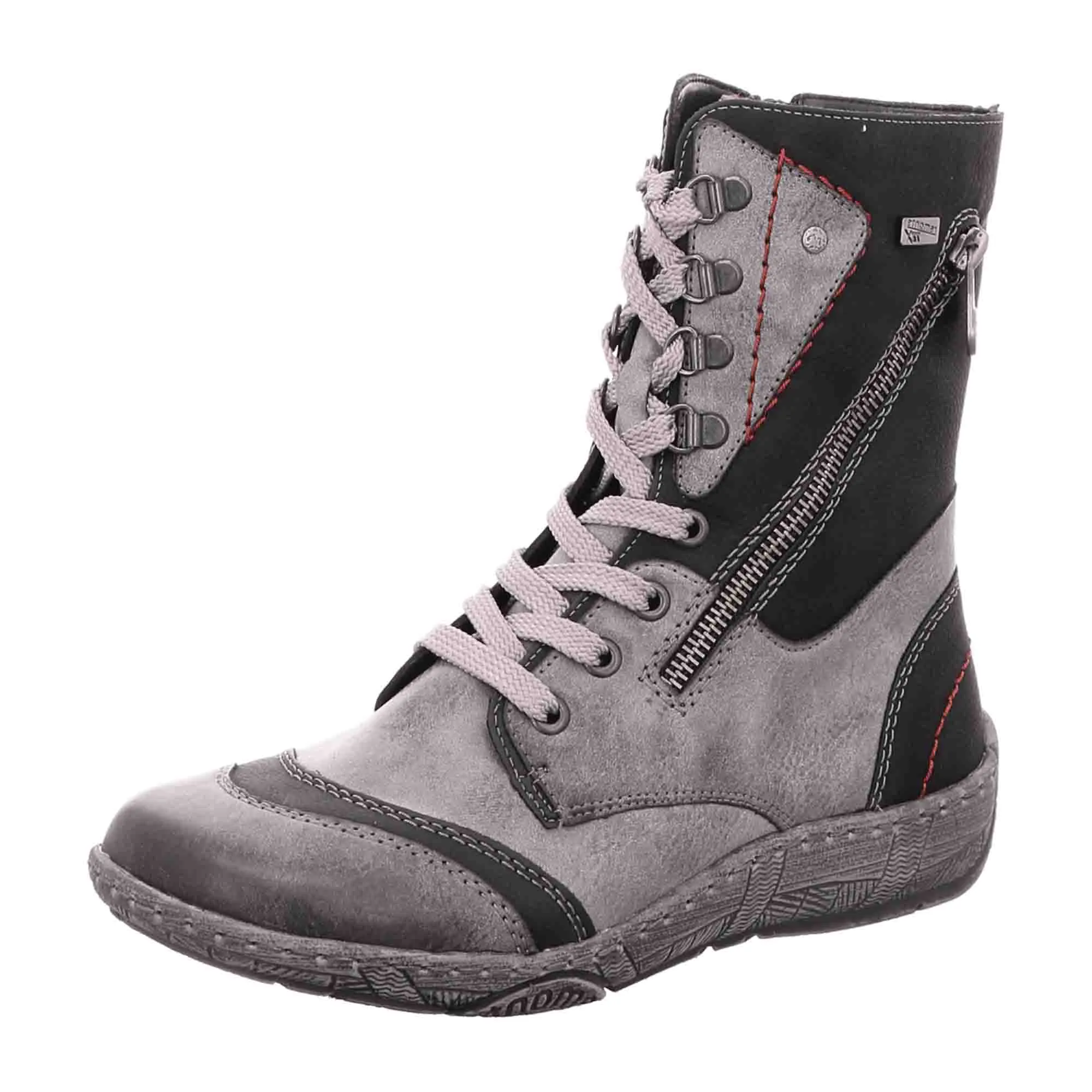 Remonte Comfortable Gray Ankle Boots for Women